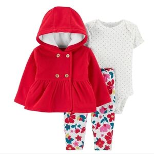 Carter'sCarter's 3-Piece Polka Dot Cardigan Set